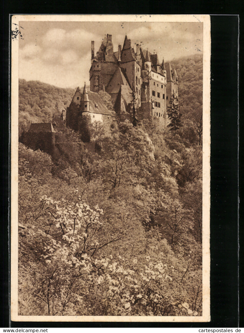 AK Das Schöne Deutschland, Bild 76: Burg Eltz, Reichswinterhilfe-Lotterie 1934 /35, Ganzsache WHW Winterhilfswerk  - Postkarten