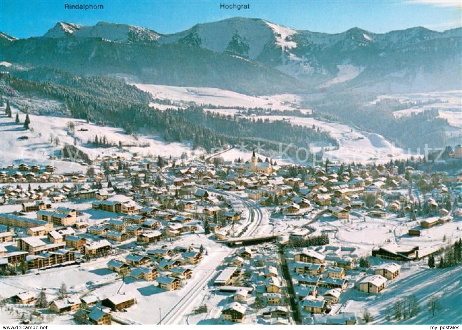 73678564 Oberstaufen Schrothkurort Wintersportplatz Allgaeuer Alpen Fliegeraufna - Oberstaufen
