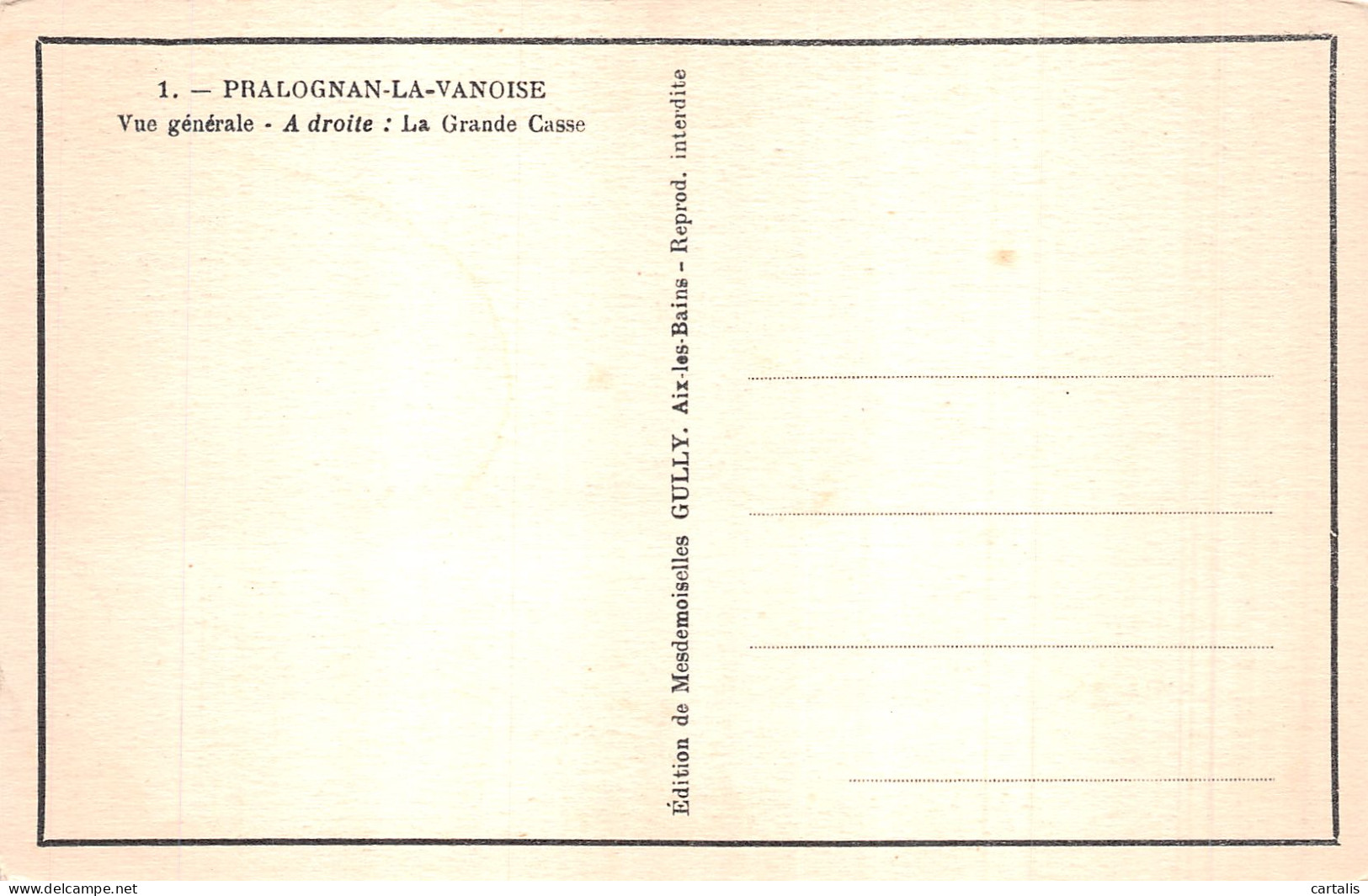 73-PRALOGNAN LA VANOISE-N° 4441-E/0391 - Pralognan-la-Vanoise