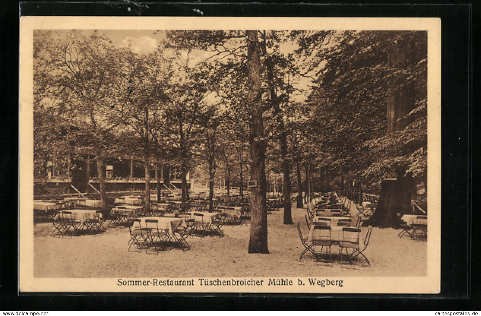 AK Wegberg, Gastwirtschaft Tüschenbroicher Mühle Von P. K. Königs, Sommer-Restaurant  - Wegberg