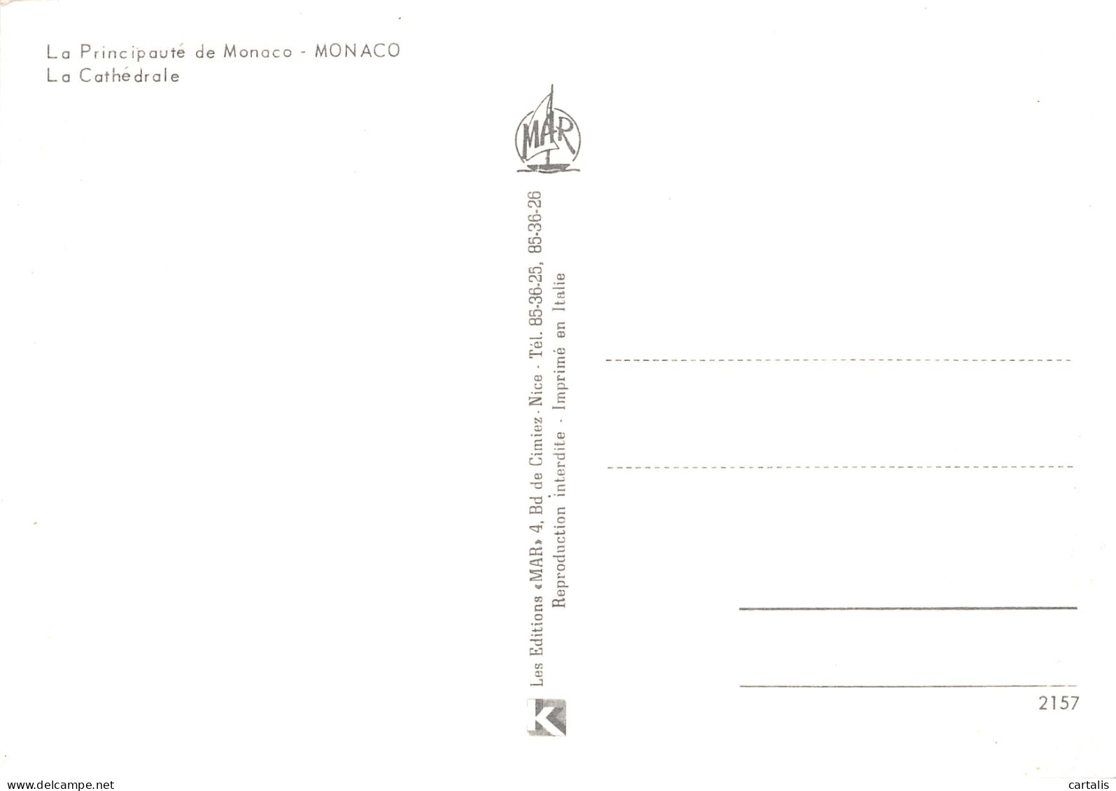 98-MONACO-N° 4441-D/0107 - Other & Unclassified