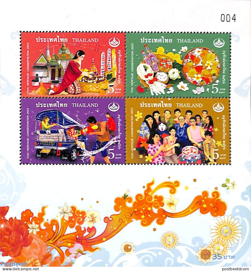 Thailand 2023 Songkran S/s, Mint NH - Thailand