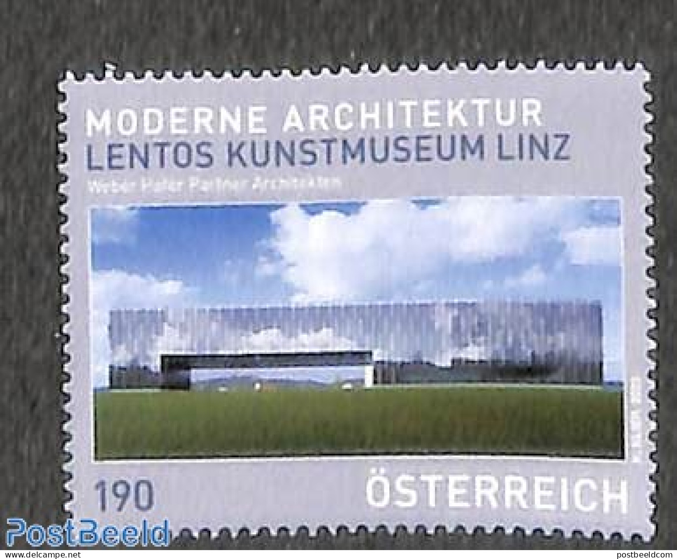 Austria 2023 Lentos Art Museum 1v, Mint NH, Art - Modern Architecture - Museums - Neufs