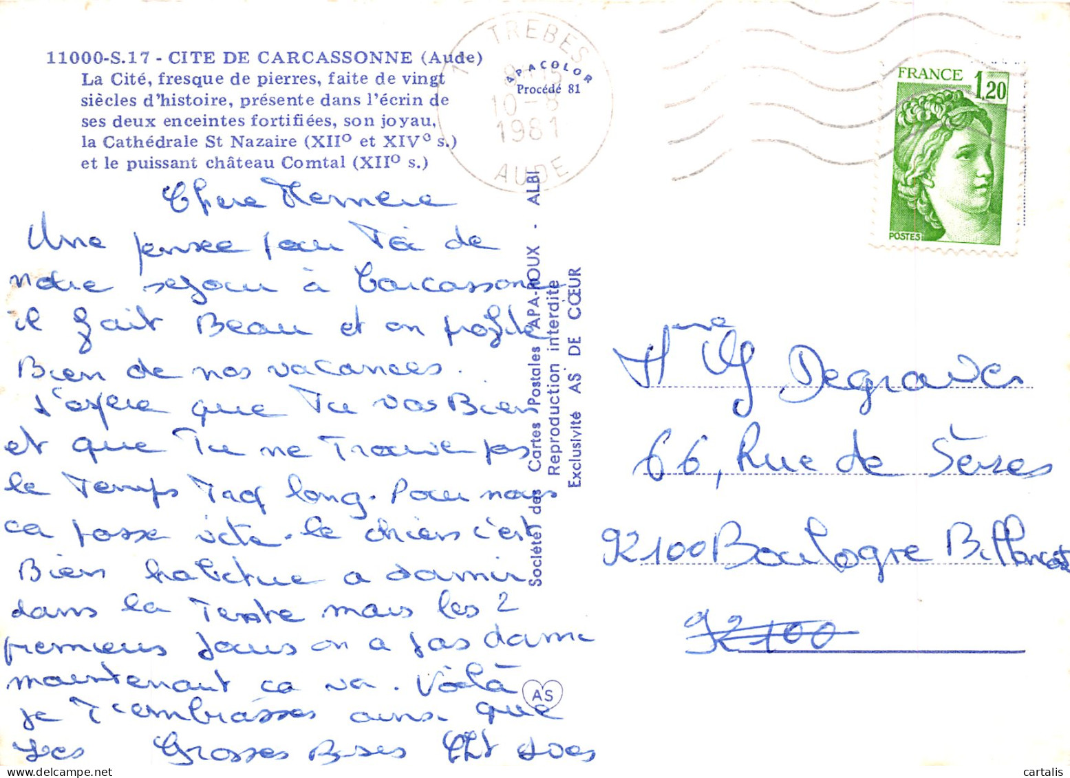 11-CARCASSONNE-N° 4441-C/0351 - Carcassonne