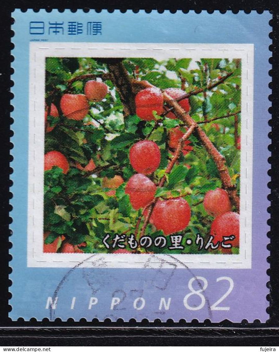 Japan Personalized Stamp, Apple (jpw0115) Used - Used Stamps