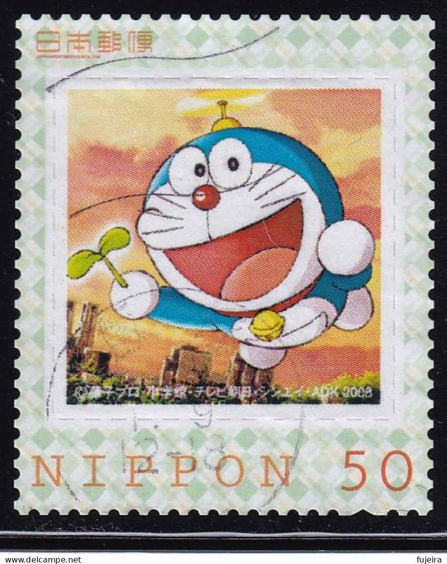 Japan Personalized Stamp, Doraemon (jpw0088) Used - Oblitérés
