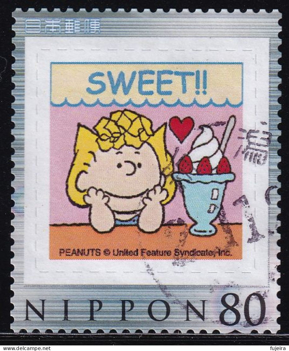 Japan Personalized Stamp, PEANUTS (jpw0037) Used - Gebraucht