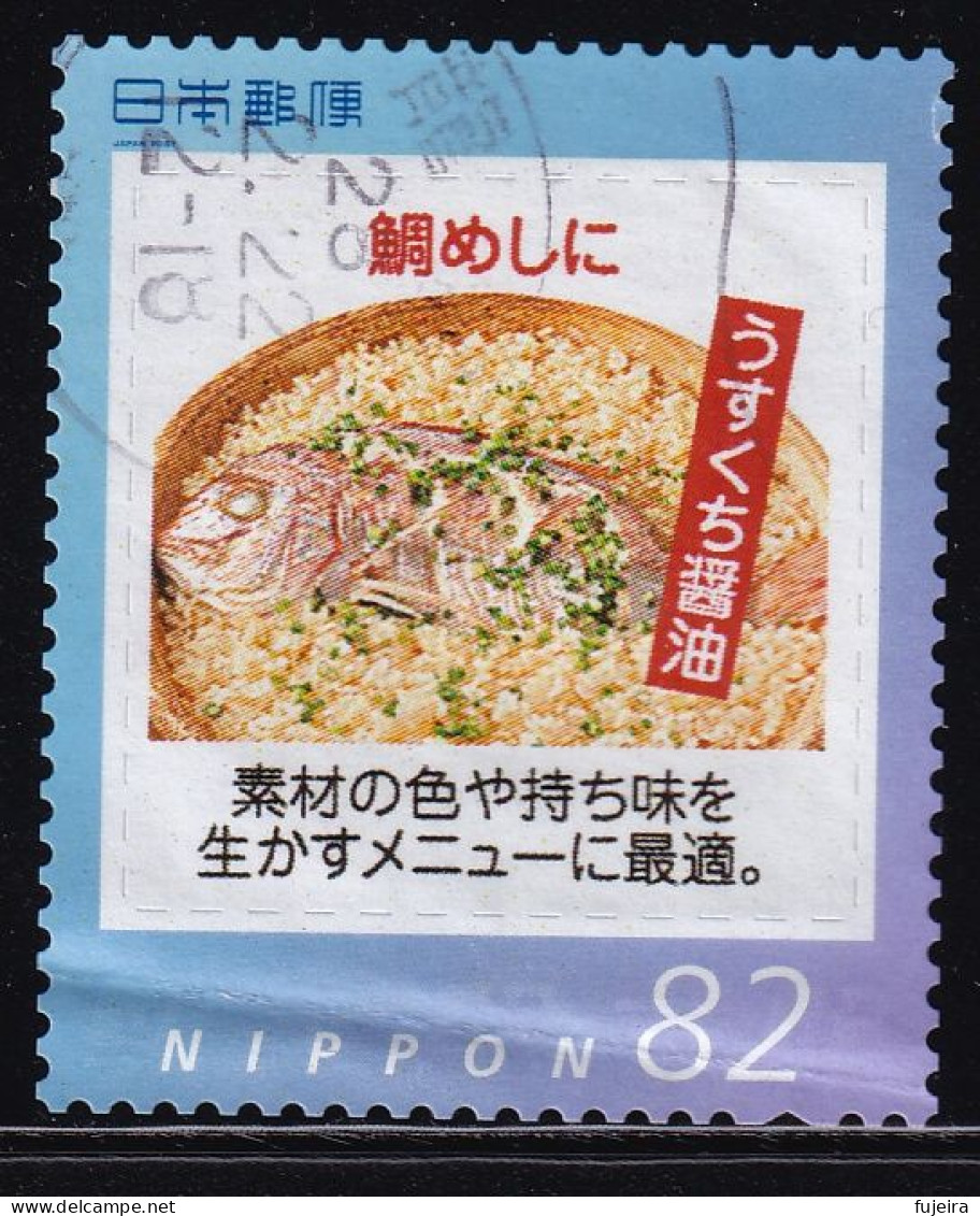 Japan Personalized Stamp, Sea Bream Fish (jpw0022) Used - Gebraucht