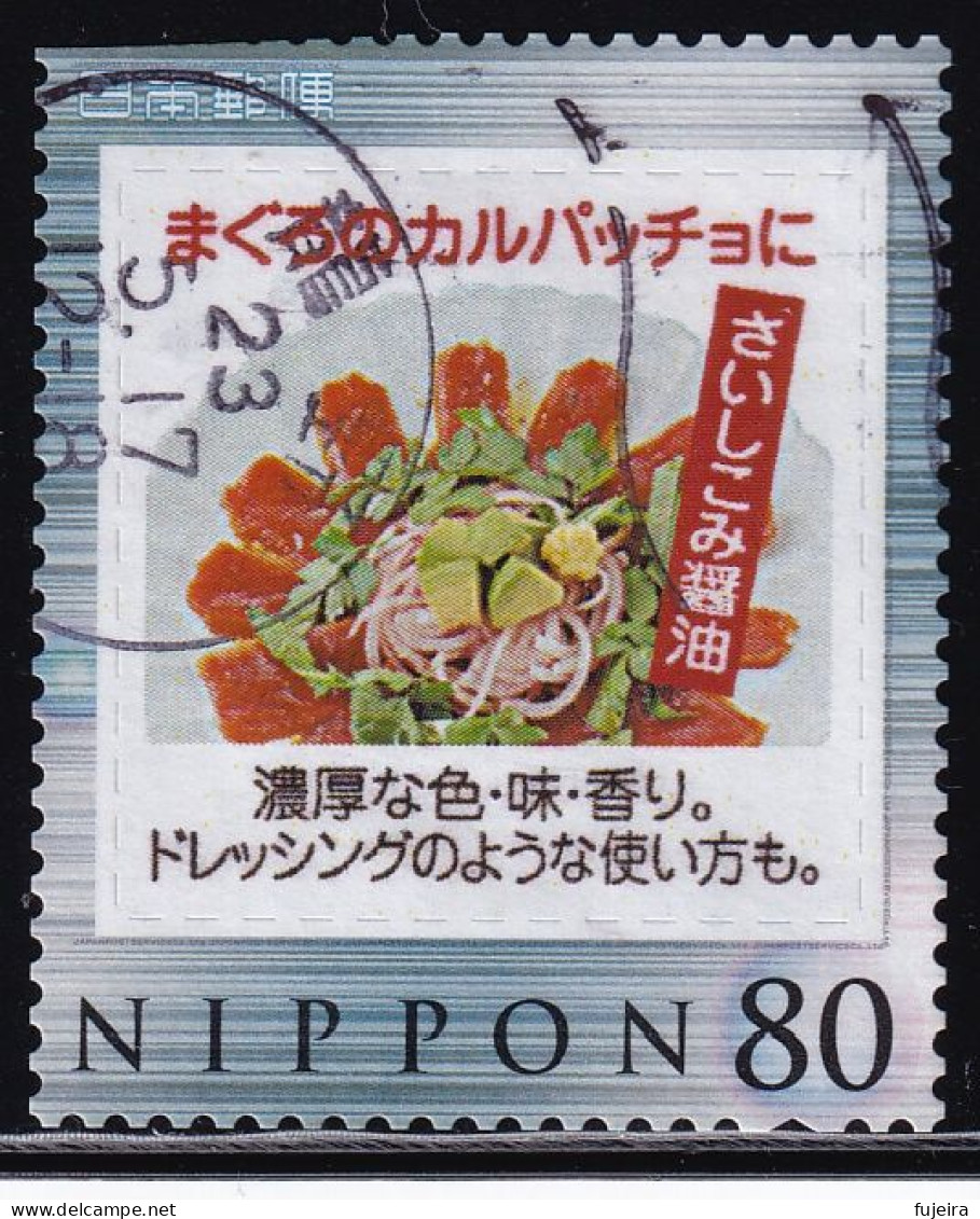 Japan Personalized Stamp, Tuna Soy Saurce (jpw0009) Used - Usados