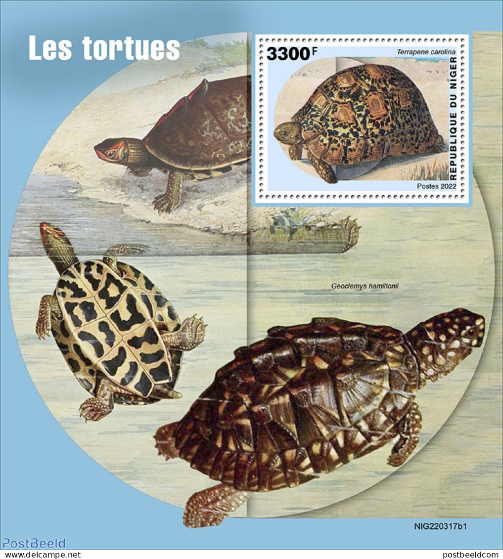 Niger 2022 Turtles, Mint NH, Nature - Turtles - Niger (1960-...)