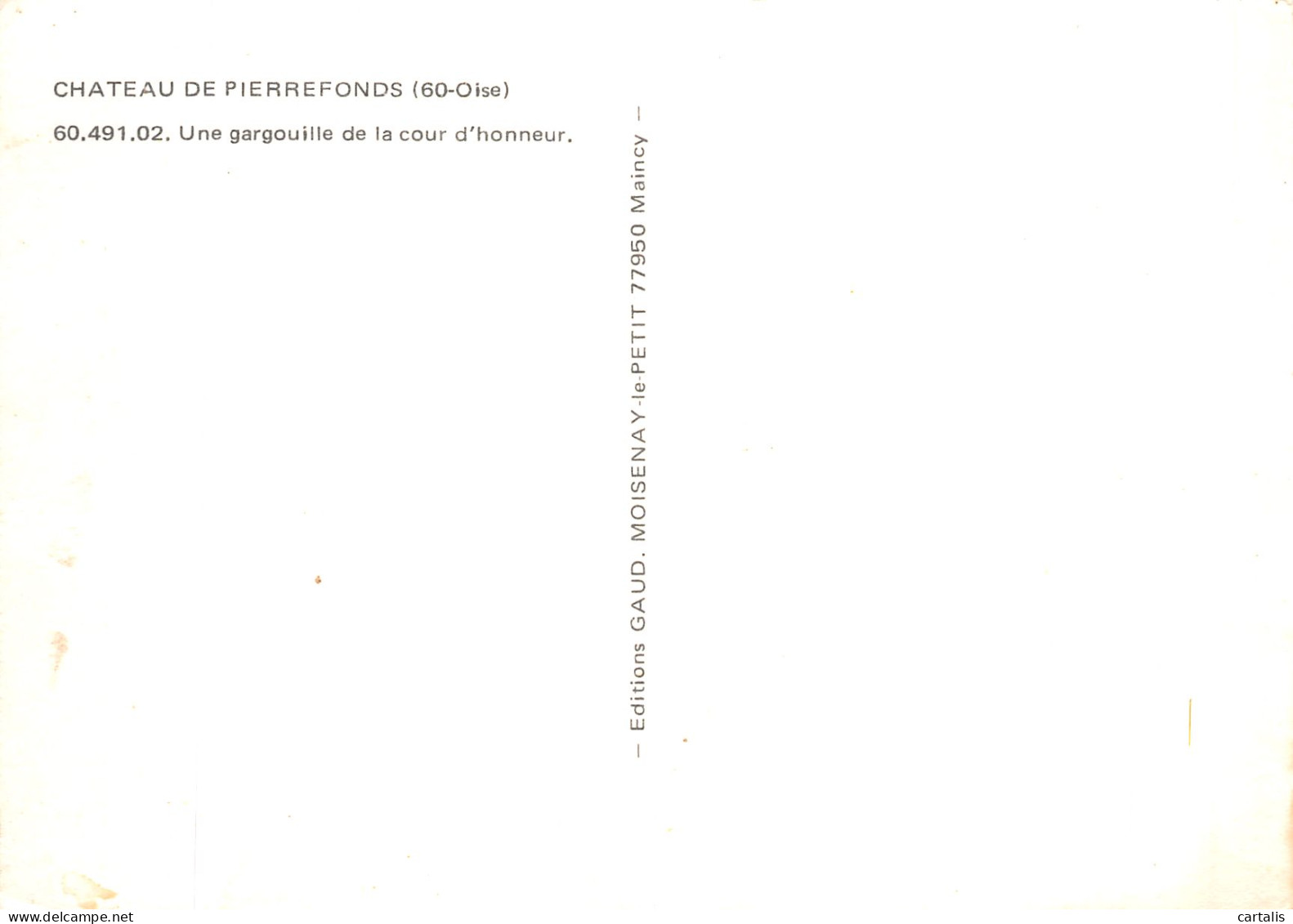 60-PIERREFONDS LE CHATEAU-N° 4442-C/0373 - Pierrefonds