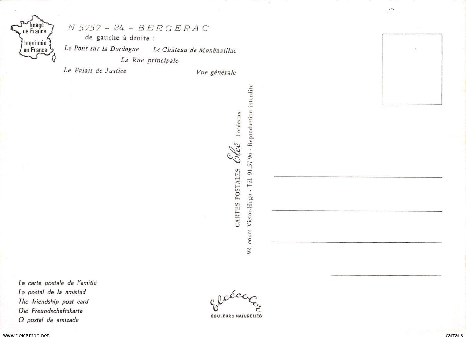 24-BERGERAC-N° 4442-C/0267 - Bergerac