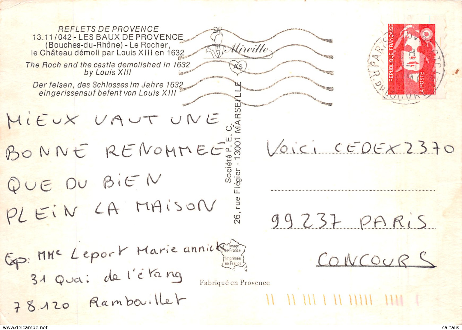 13-LES BAUX DE PROVENCE-N° 4442-C/0189 - Les-Baux-de-Provence