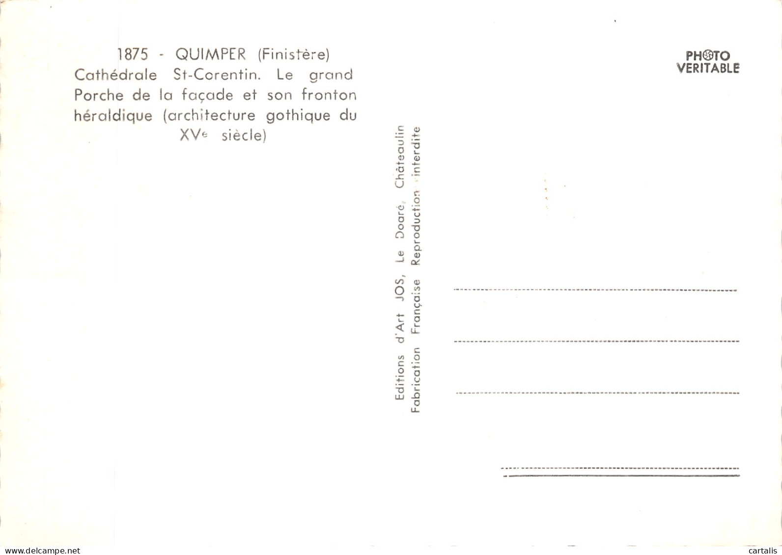 29-QUIMPER-N° 4442-C/0089 - Quimper