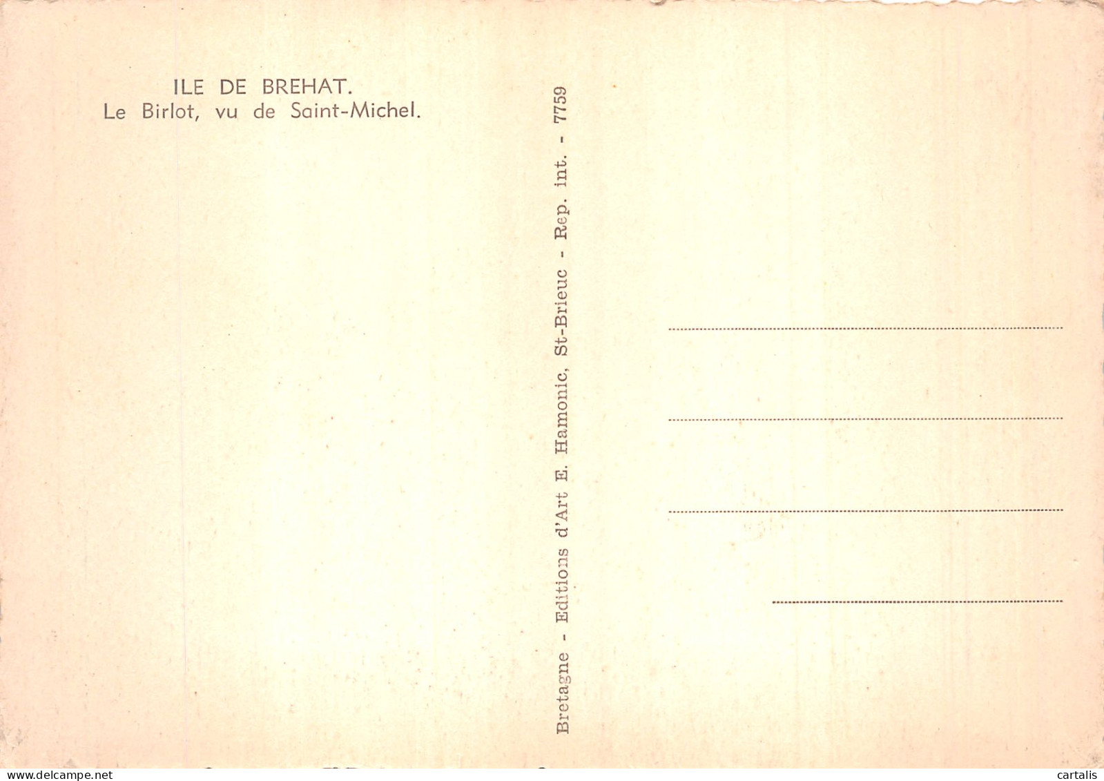 22-ILE DE BREHAT-N° 4442-B/0291 - Ile De Bréhat