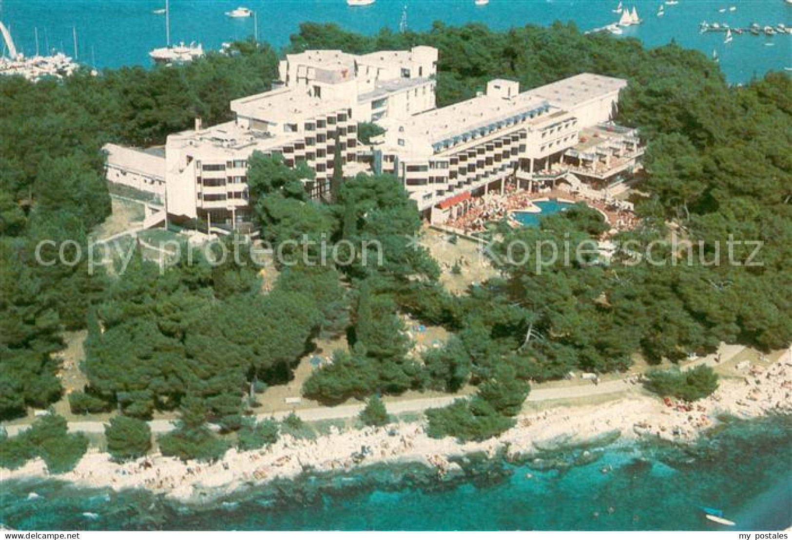 73678478 Porec Fliegeraufnahme Hotel Parentium Porec - Kroatien