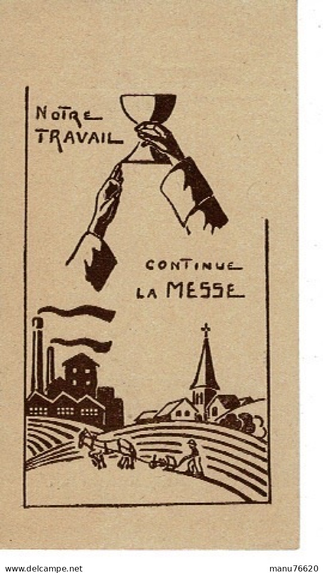 IMAGE RELIGIEUSE - CANIVET : Gérard Demont , Prêtre à Amiens En 1947 - France . - Religion & Esotericism