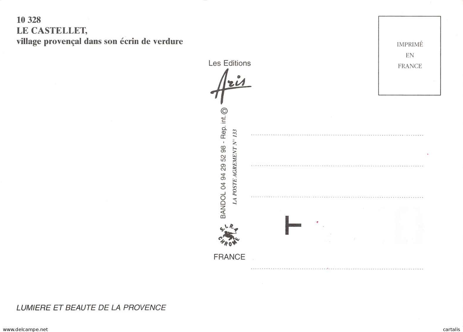 83-LE CASTELLET-N° 4442-D/0161 - Le Castellet