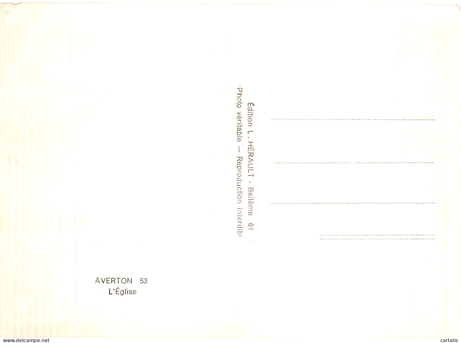 53-AVERTON-N° 4443-D/0041 - Other & Unclassified