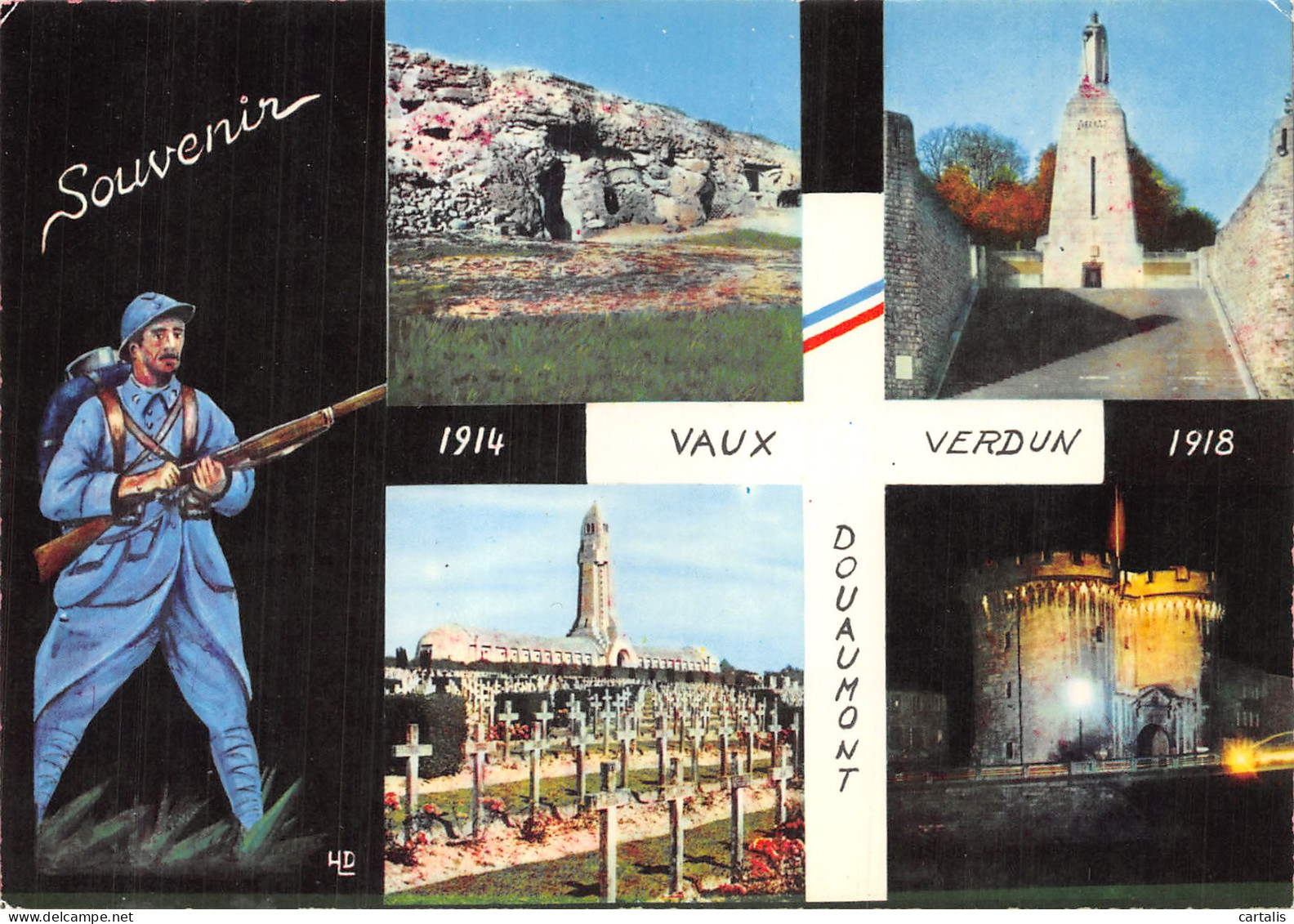 55-VERDUN DOUAUMONT-N° 4443-C/0297 - Verdun