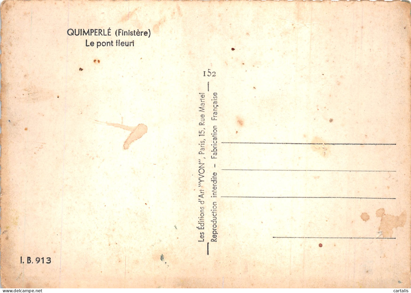 29-QUIMPERLE-N° 4443-C/0189 - Quimperlé