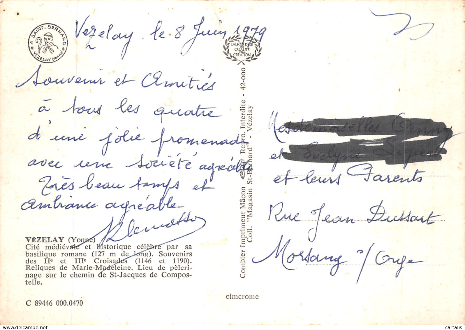 89-VEZELAY-N° 4443-C/0151 - Vezelay
