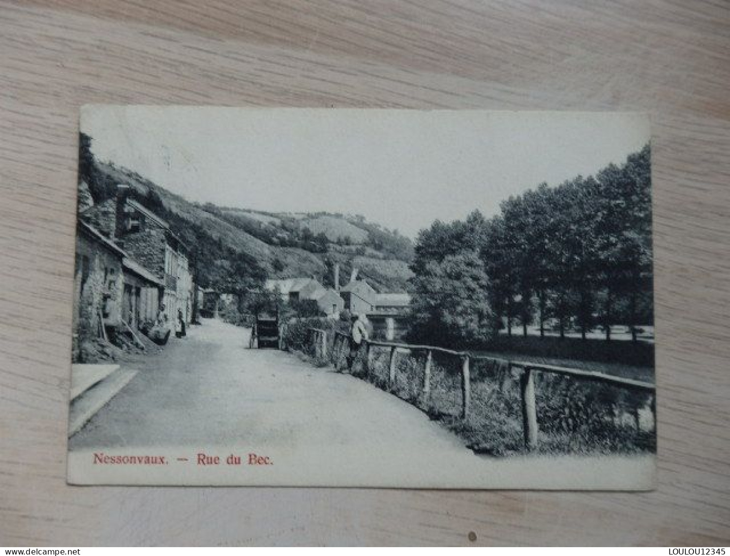 Nessonvaux -Rue Du Bec - Circulé: 1909 - 2 Scans - Trooz