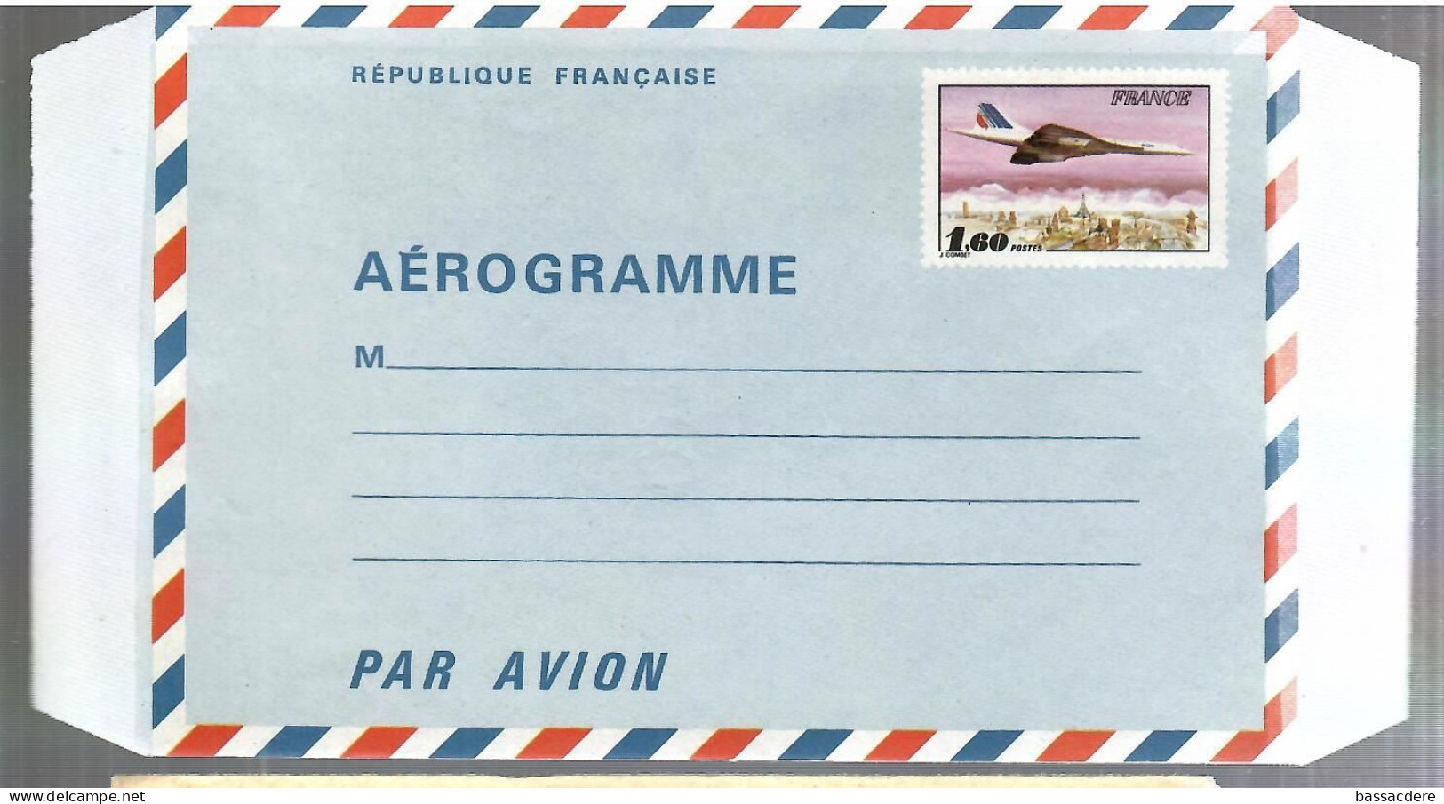 79918 -  Aérogramme CONCORDE - Aerogramas