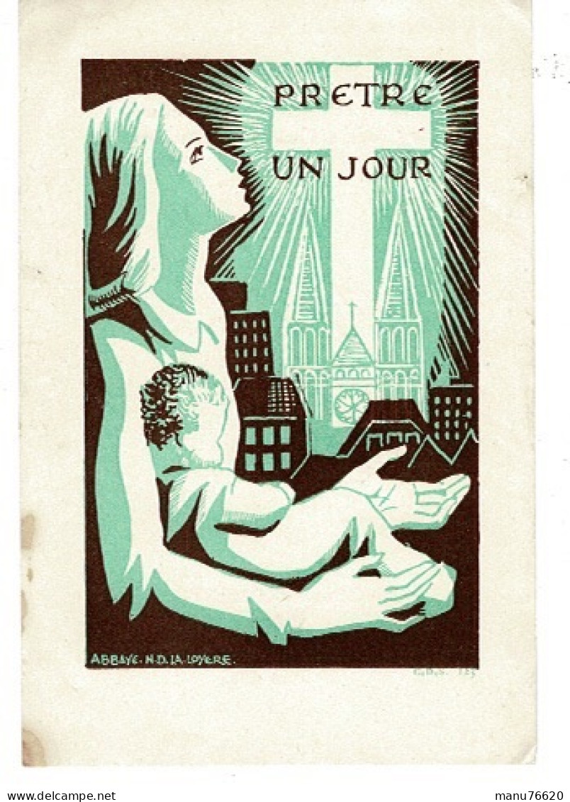 IMAGE RELIGIEUSE - CANIVET : Gérard Froment , Prêtre Cathédrale à Amiens En 1962 - France . - Religion & Esotericism