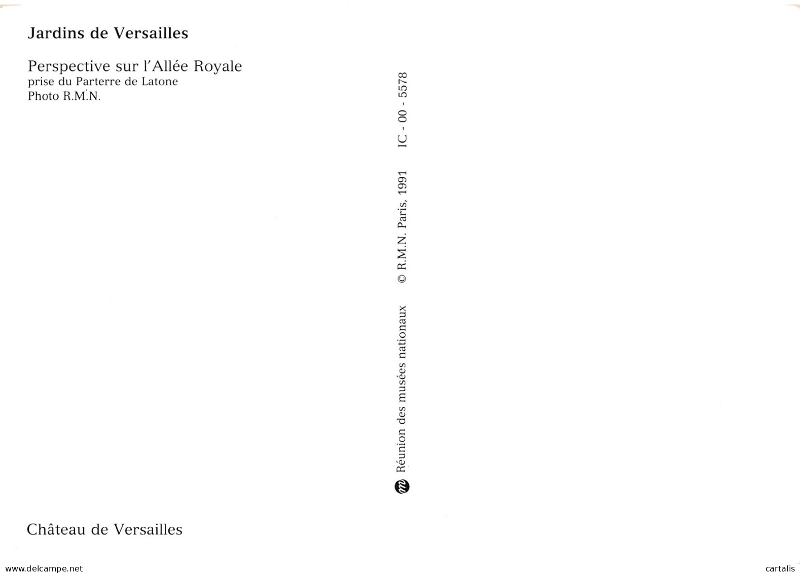 78-VERSAILLES LES JARDINS-N° 4443-D/0169 - Versailles (Château)