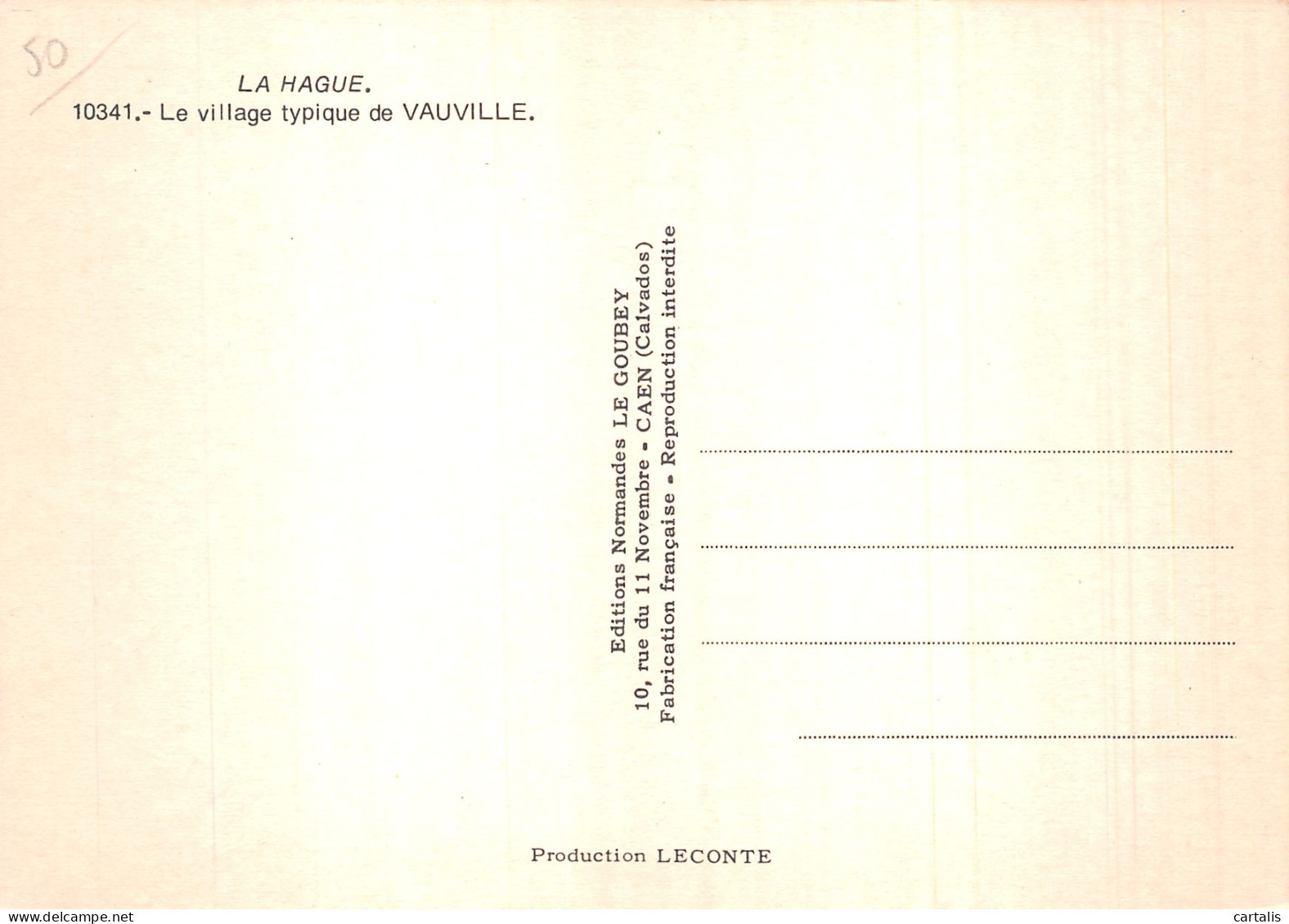 50-LA HAGUE-N° 4444-D/0001 - Other & Unclassified