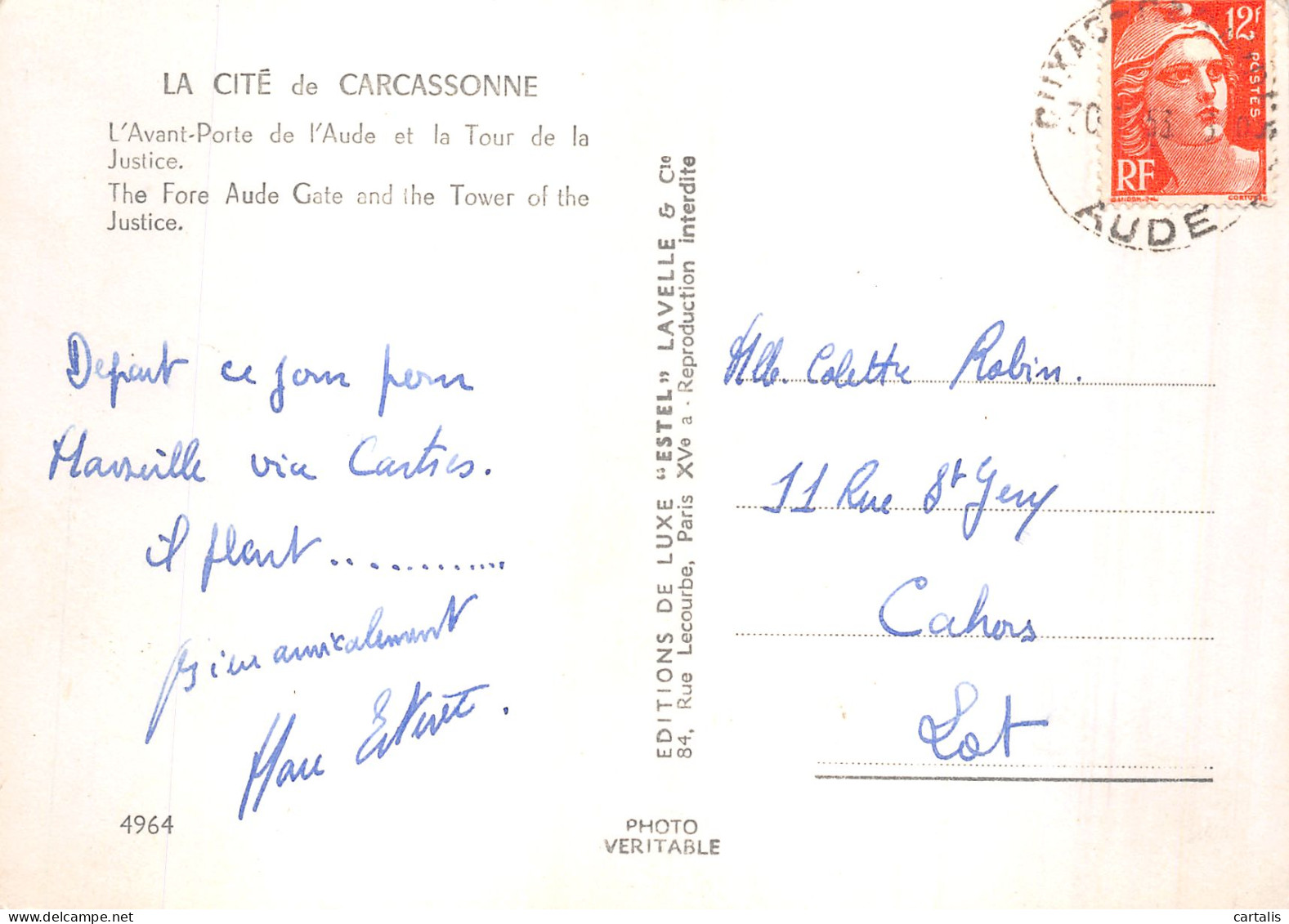 11-CARCASSONNE-N° 4444-C/0241 - Carcassonne