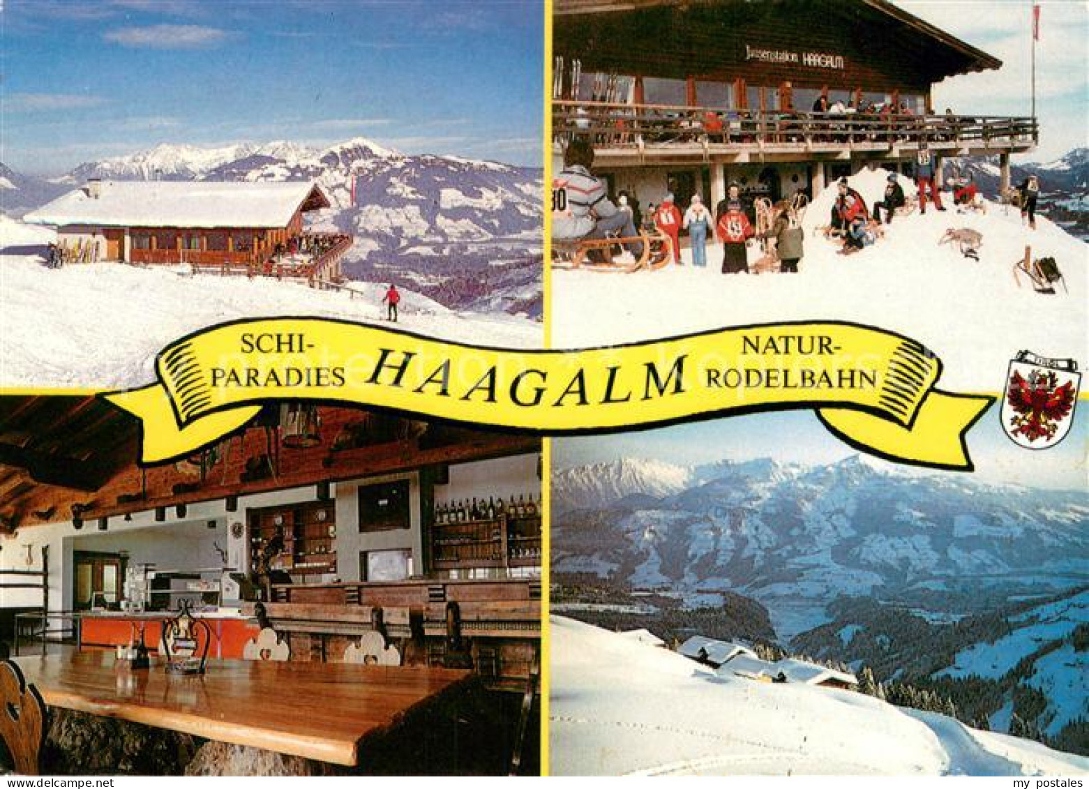 73677919 Kelchsau Skiparadies Haagalm Natur Rodelbahn Jausenstation Gaststube Ke - Autres & Non Classés
