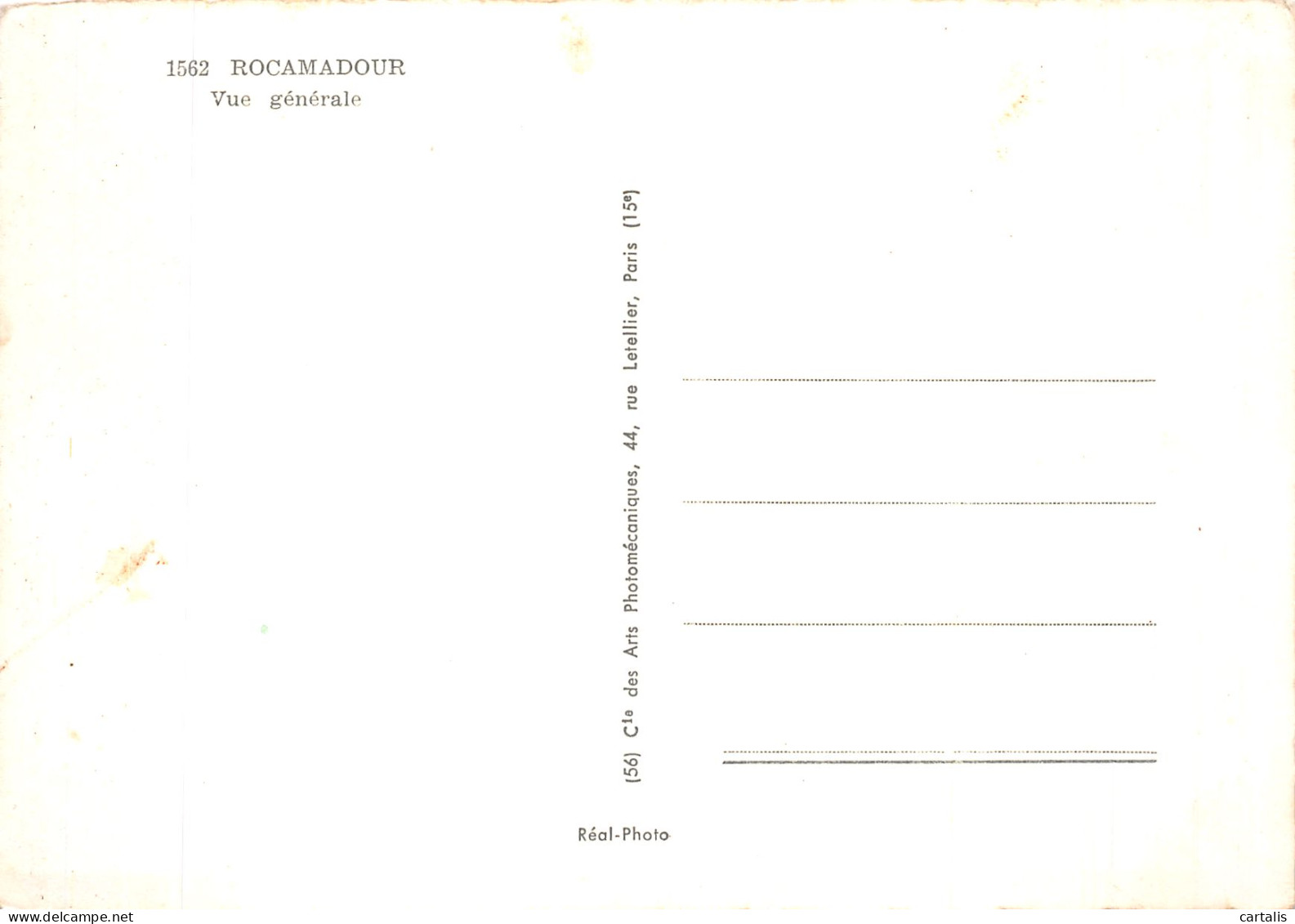 46-ROCAMADOUR-N° 4444-B/0313 - Rocamadour