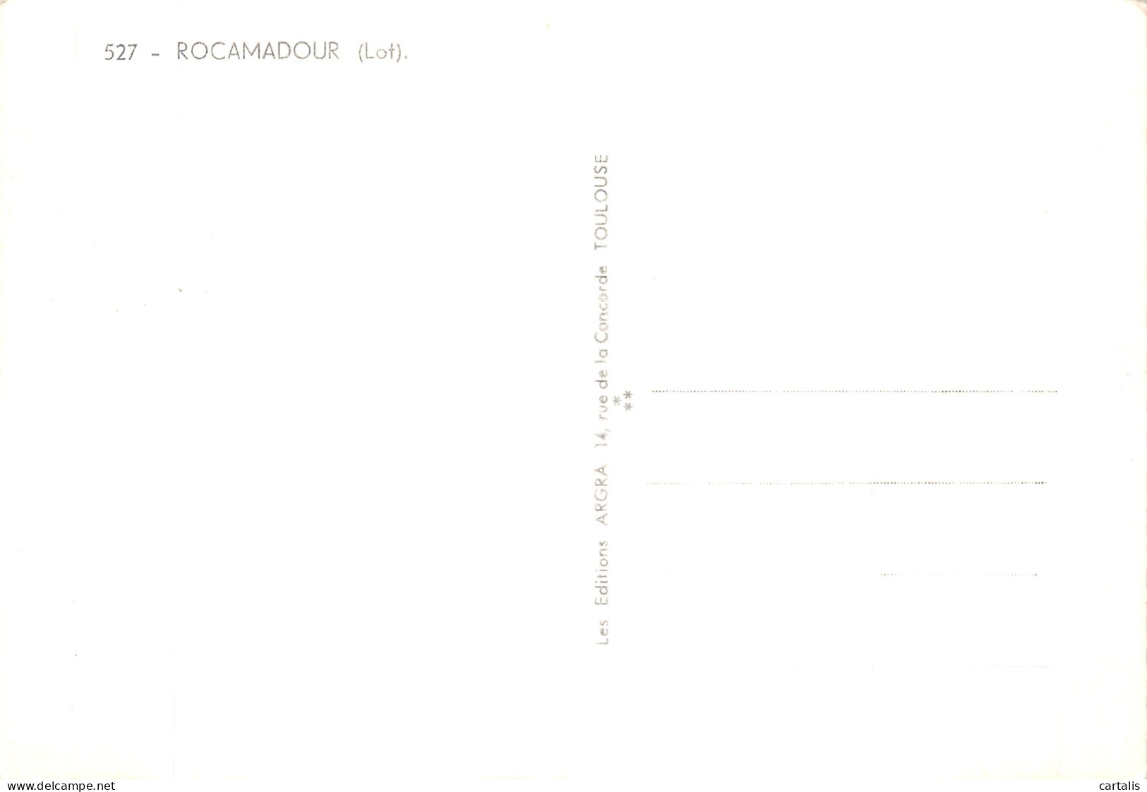 46-ROCAMADOUR-N° 4444-B/0307 - Rocamadour