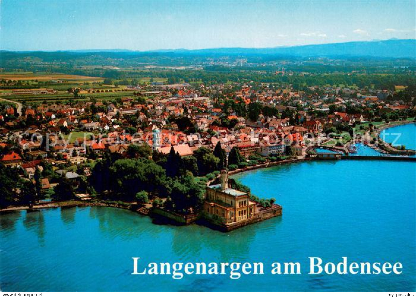 73677912 Langenargen Bodensee Fliegeraufnahme Mit Schloss Montfort Langenargen B - Langenargen