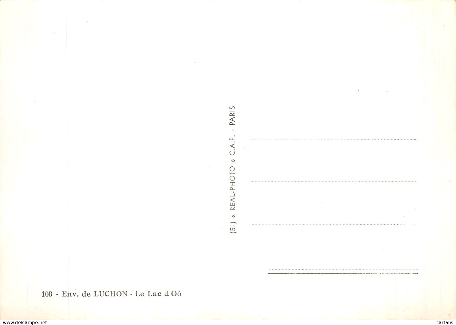 31-LE LAC D OO-N° 4444-B/0259 - Other & Unclassified