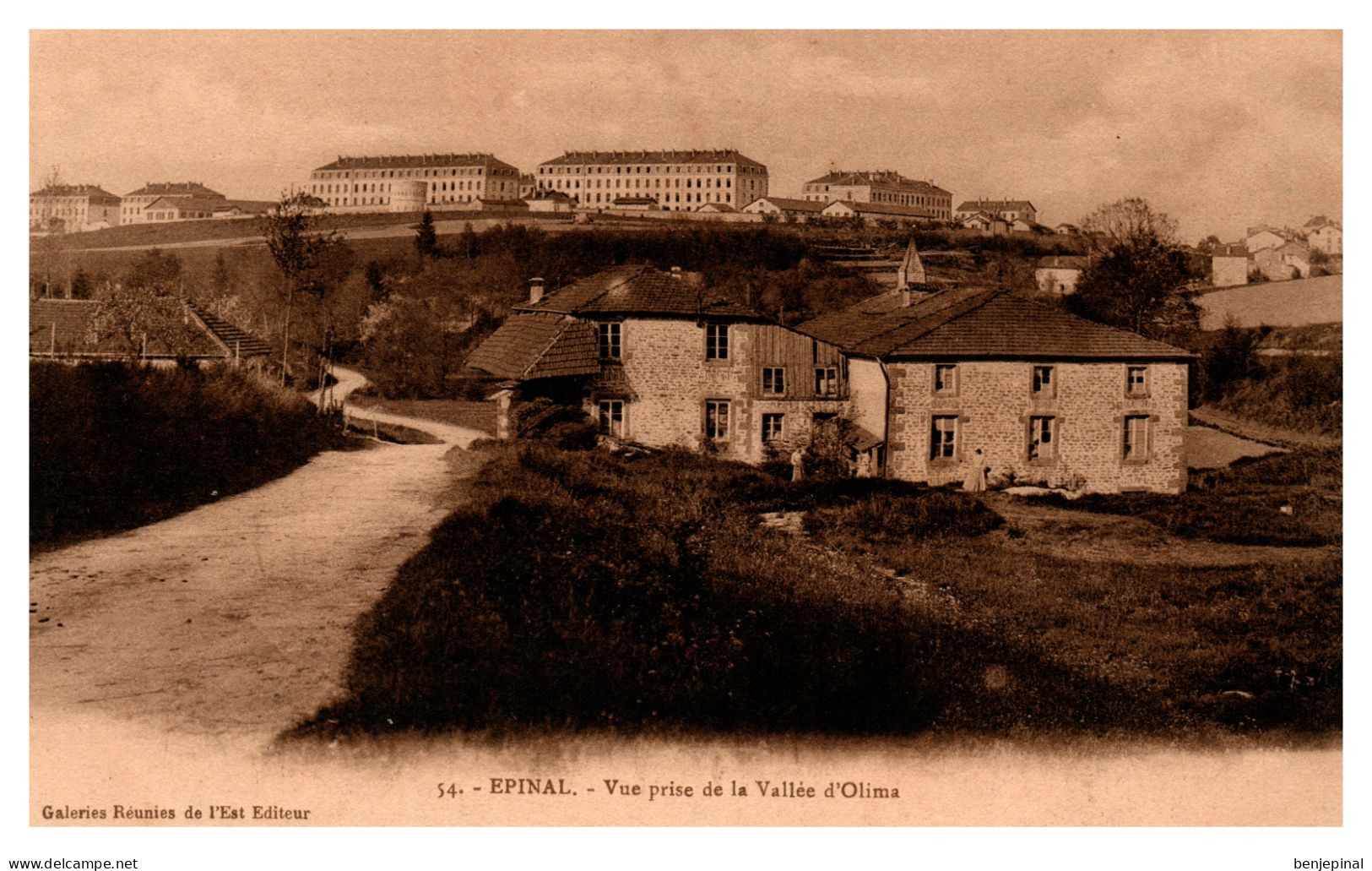 Epinal - Vue Prise De La Vallée D'Olima - Epinal