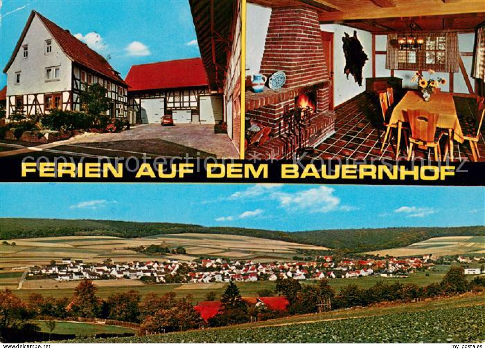 73677906 Bad Hersfeld Ferien Auf Dem Bauernhof Sophie Leist Kaminzimmer Panorama - Bad Hersfeld