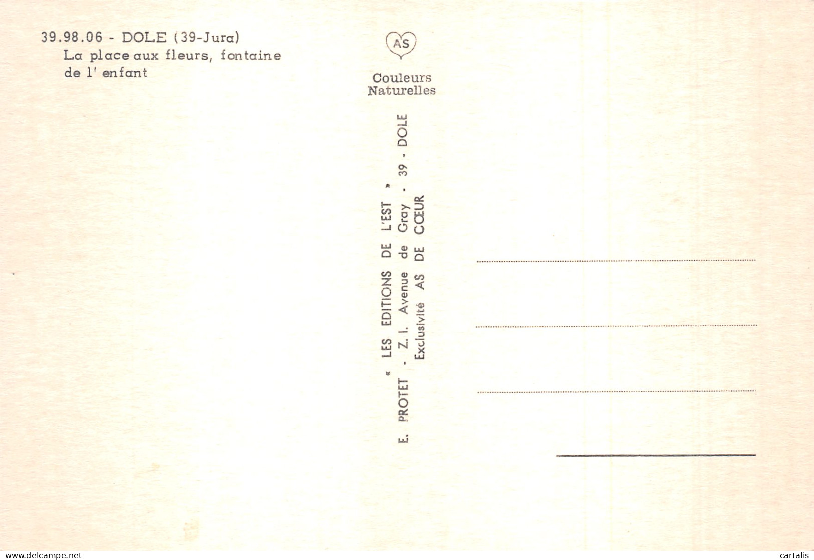 39-DOLE-N° 4444-A/0373 - Dole