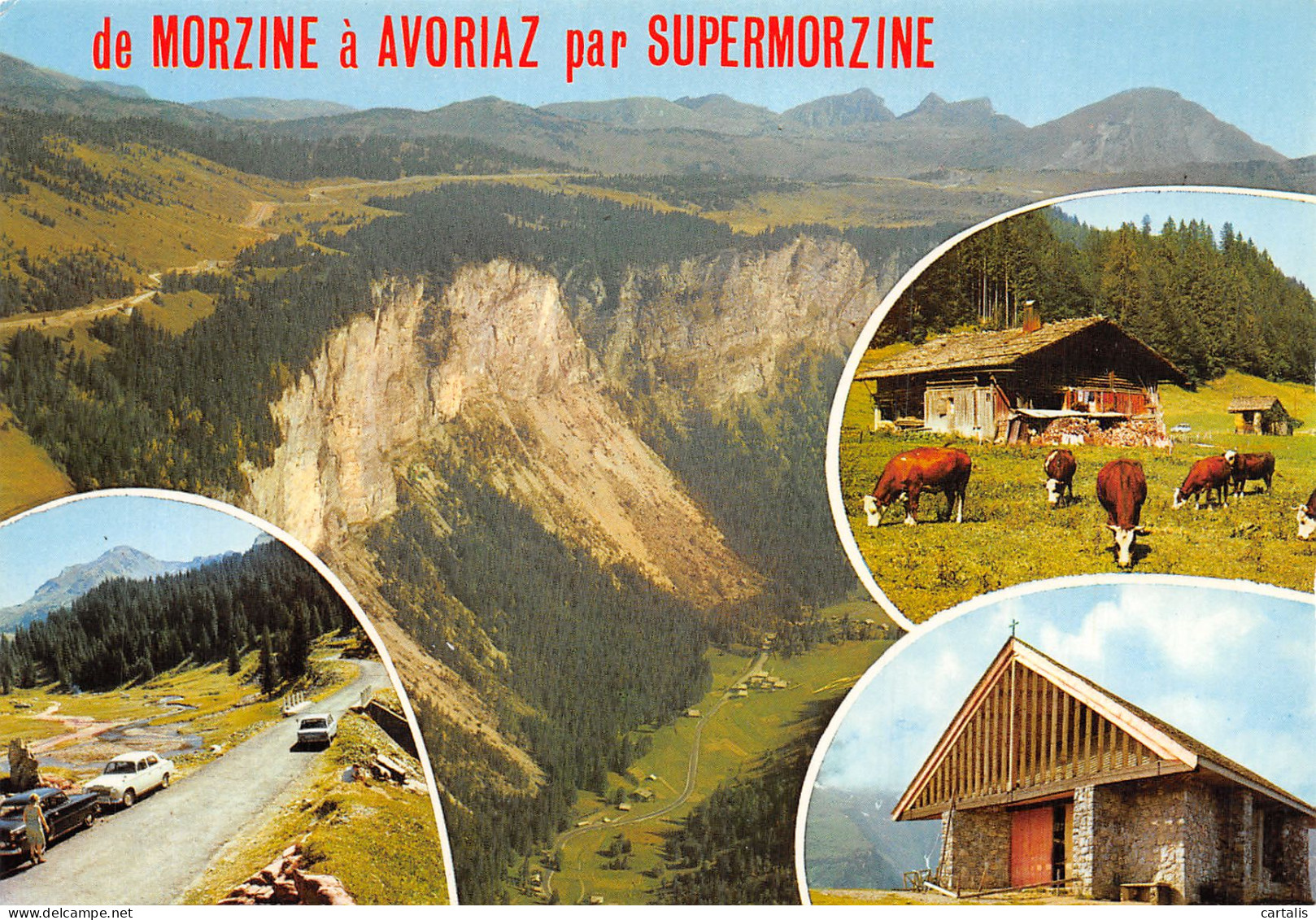 74-MORZINE ROUTE D AVORIAZ-N° 4444-A/0331 - Morzine