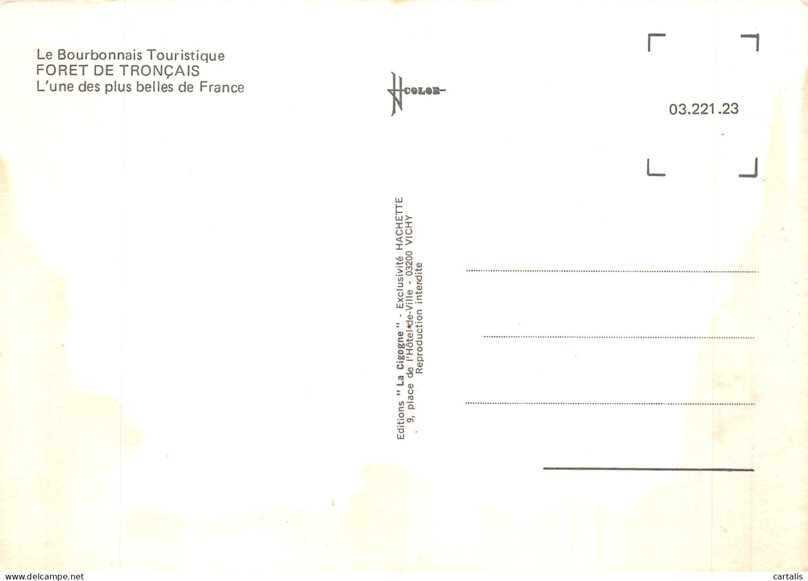 03-FORET DE TRONCAIS-N° 4445-A/0371 - Other & Unclassified
