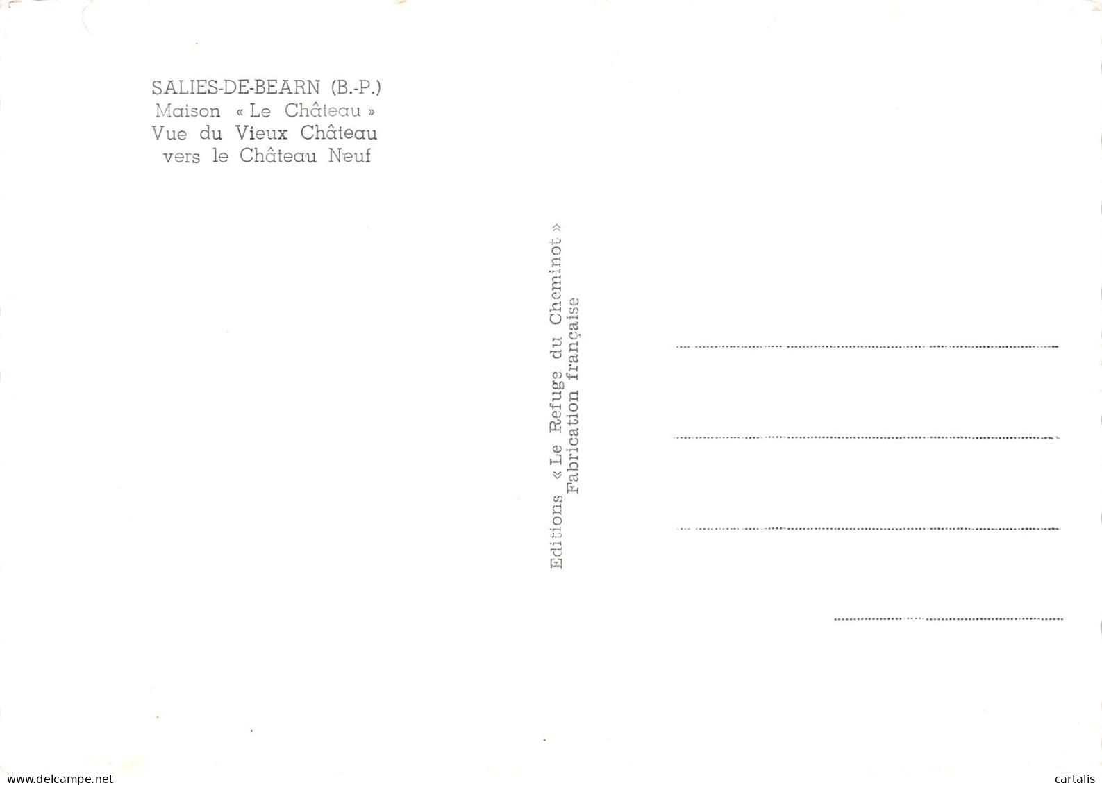 64-SALIES DE BEARN VIEUX CHATEAU-N° 4445-A/0221 - Salies De Bearn