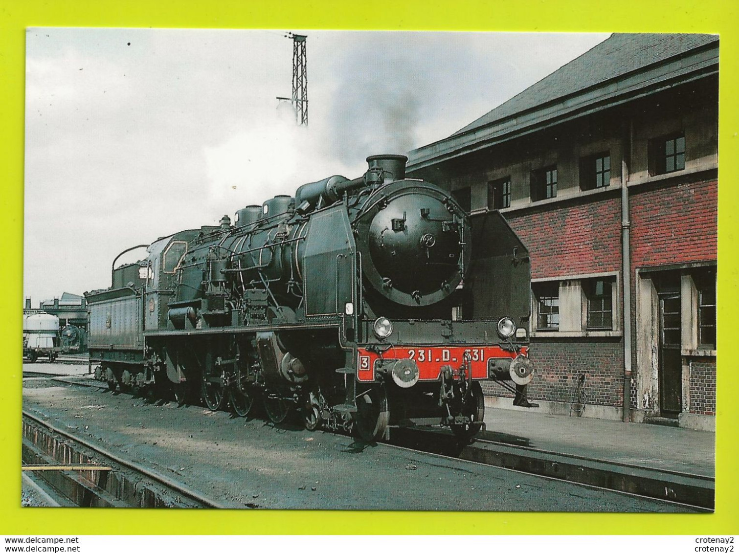 44 NANTES Blottereau TRAINS Locomotive à Vapeur 231 D 531 Au Dépôt Le 24/06/1967 VOIR DOS - Nantes