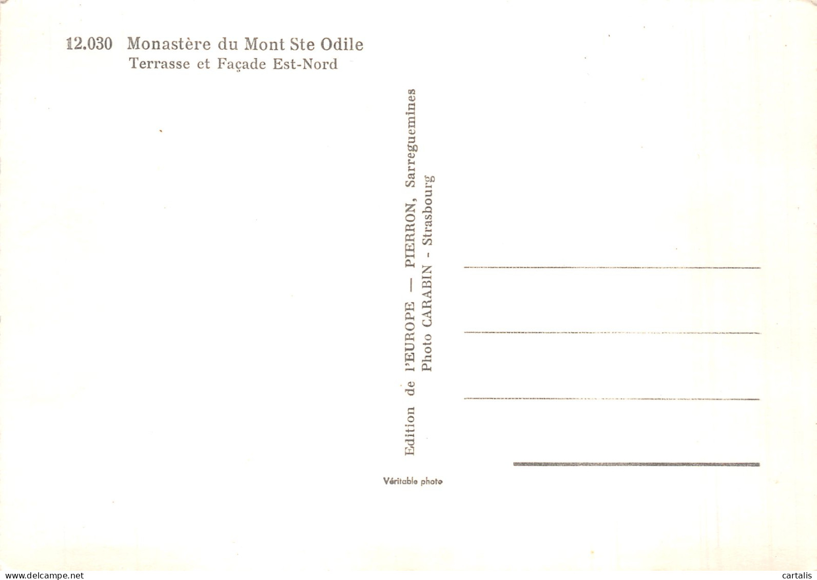 67-LE MONT SAINTE ODILE-N° 4445-A/0083 - Other & Unclassified