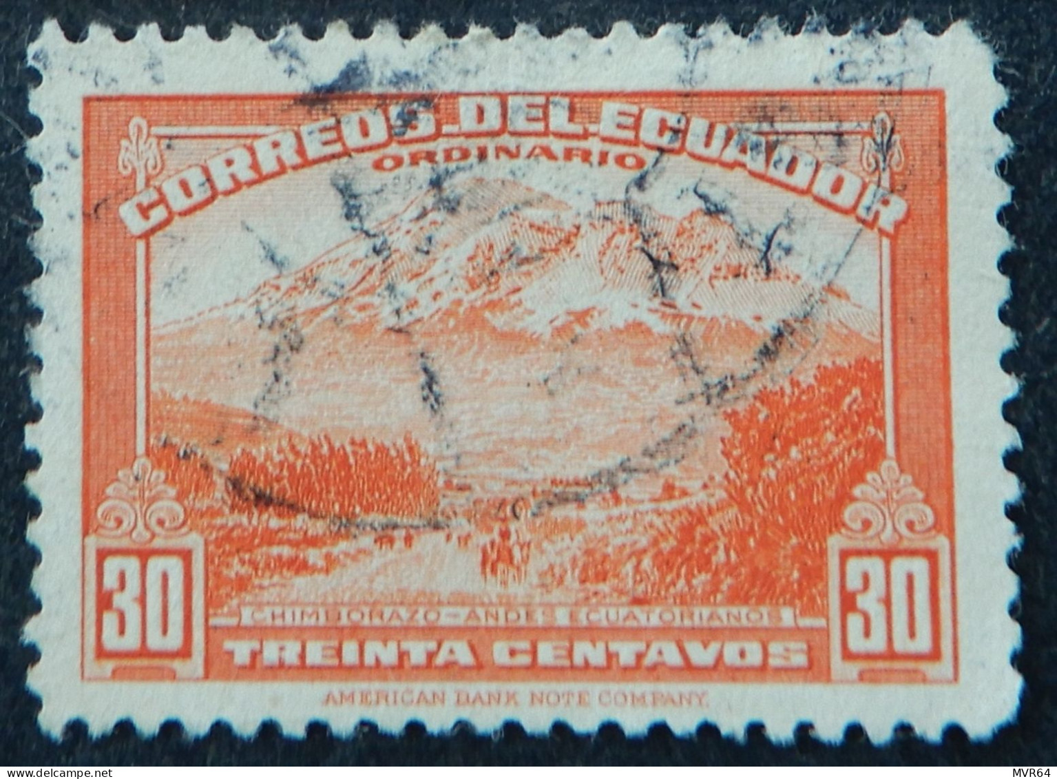 Ecuador 1942 1947 (3) 'Mount Chimborazo - Ecuador