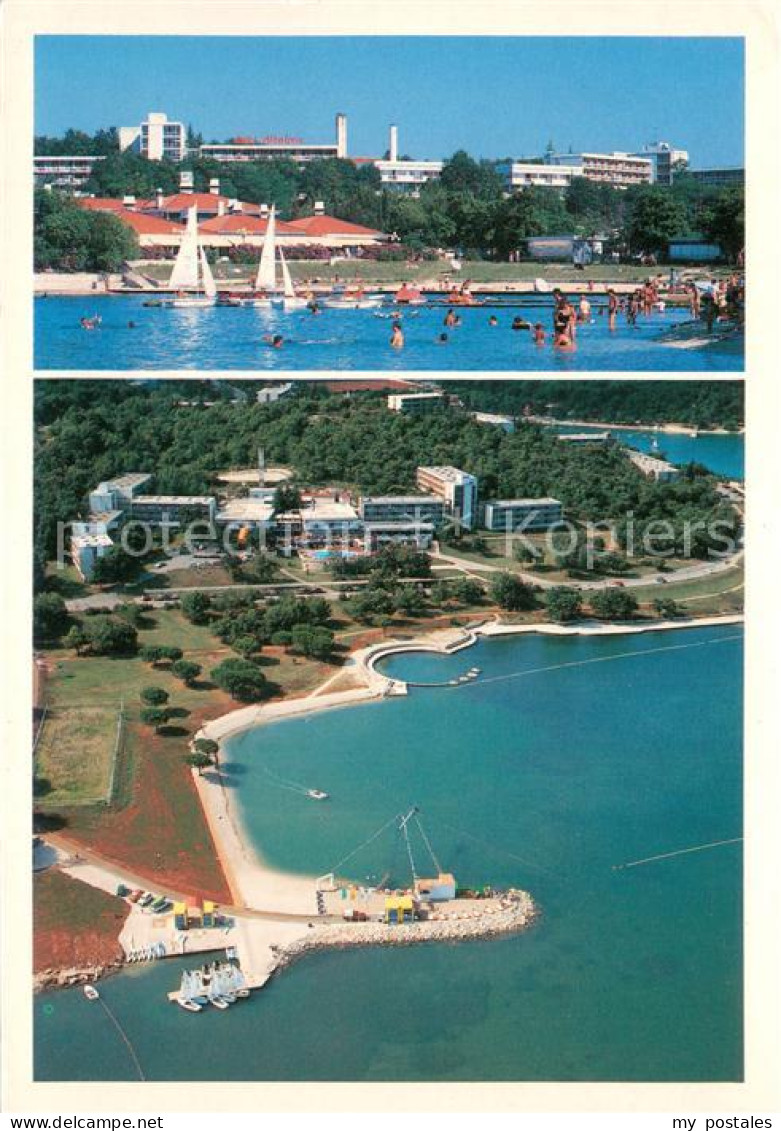 73677878 Porec Hotels Albatros Und Galeb Schwimmbad Fliegeraufnahme Porec - Croatie