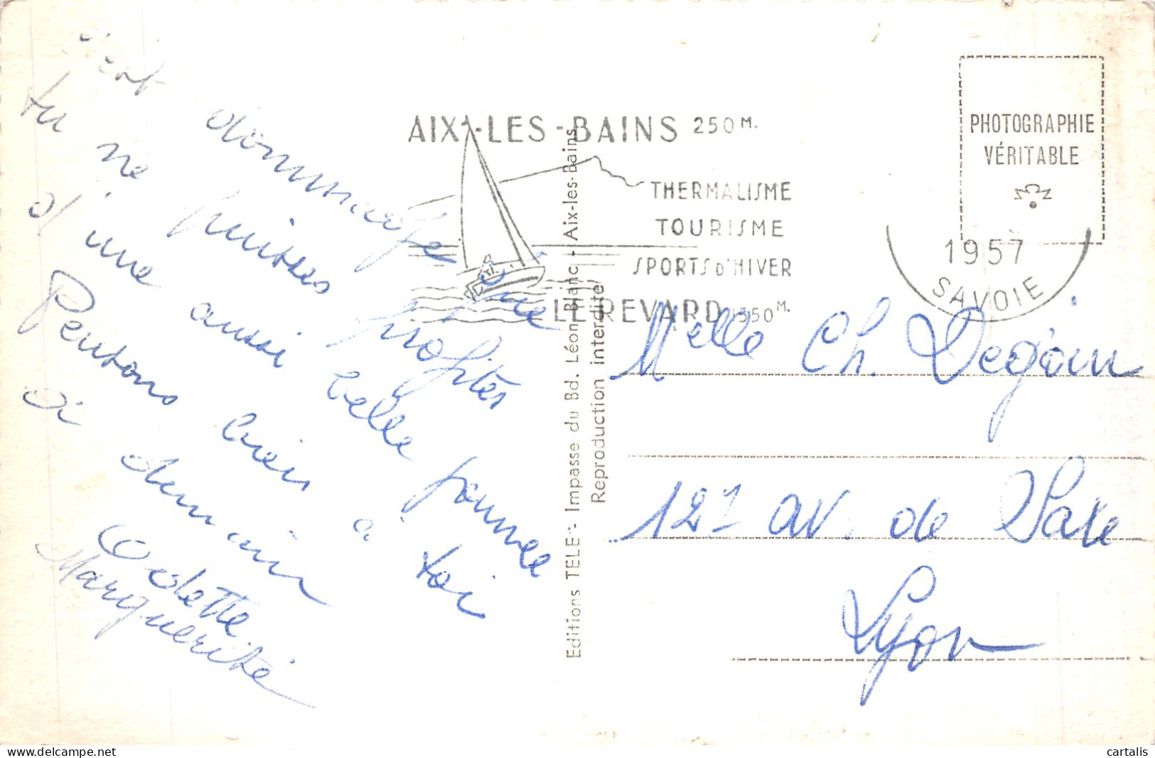 73-AIX LES BAINS-N° 4444-E/0125 - Aix Les Bains