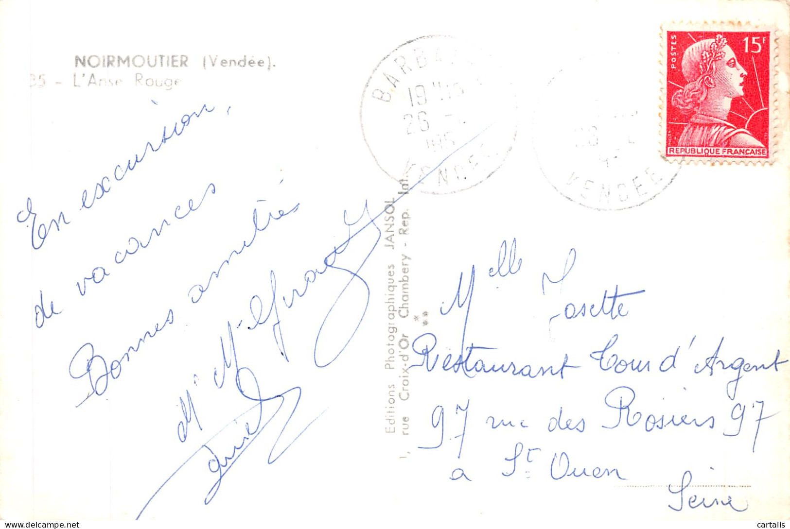 85-NOIRMOUTIER-N° 4444-E/0033 - Noirmoutier