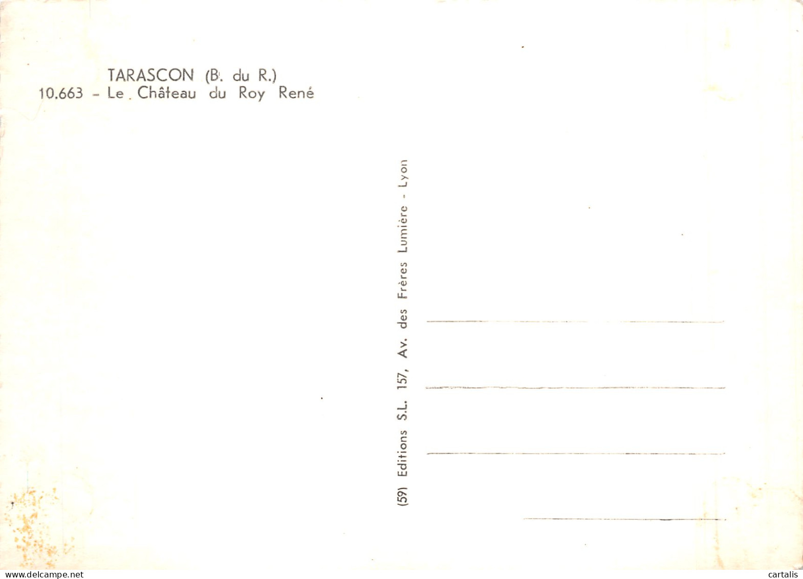 13-TARASCON LE CHATEAU LE CHATEAU-N° 4444-D/0289 - Tarascon
